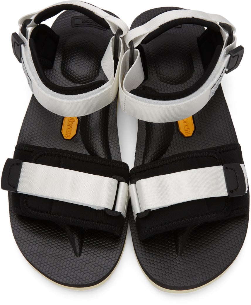 Suicoke White Cel-V Sandals