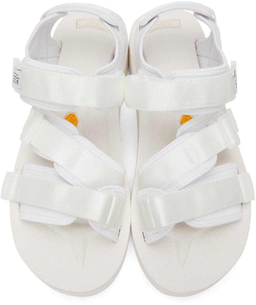 Suicoke White KISEE-VPO Sandals