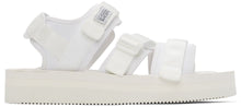 Suicoke White KISEE-VPO Sandals - Sandales blanches-vpo suicoke - Suicoke 화이트 Kisee-VPO 샌들