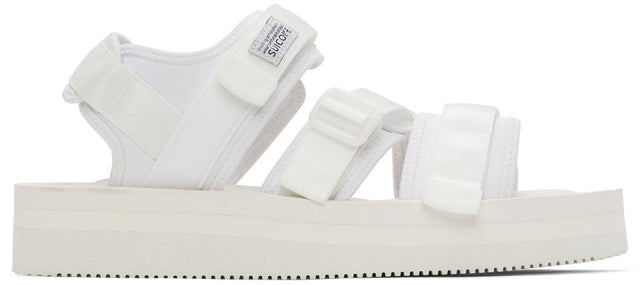 Suicoke White KISEE-VPO Sandals - Sandales blanches-vpo suicoke - Suicoke 화이트 Kisee-VPO 샌들