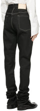 Sulvam Black Straight Jeans