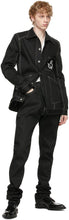 Sulvam Black Straight Jeans