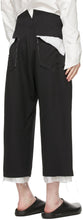 Sulvam Black Wool Trousers