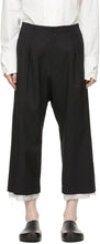 Sulvam Black Wool Trousers - Pantalon de laine noire Sulvam - Sulvam 검은 양모 바지