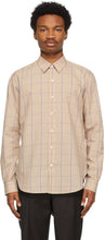 Sunflower Beige Check Dan Shirt - Tournesol Beige Check Dan Shirt - 해바라기 베이지 색 체크 댄 셔츠