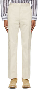 Sunflower Beige Sharp Trousers - Pantalon tranchant beige de tournesol - 해바라기 베이지 샤프 바지
