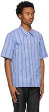 Sunflower Blue Striped Space Short Sleeve Shirt