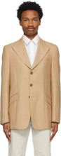 Sunflower Khaki Wool Jet Blazer - Sunflower Kaki Laine Jet Blazer - 해바라기 카키색 양모 제트 블레이저