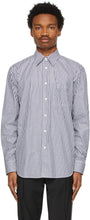 Sunflower Navy Striped Adrian Shirt - T-shirt Adrian à rayures de tour de tournesol - 해바라기 해군 줄무늬 Adrian Shirt.
