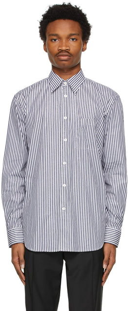 Sunflower Navy Striped Adrian Shirt - T-shirt Adrian à rayures de tour de tournesol - 해바라기 해군 줄무늬 Adrian Shirt.