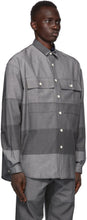 Sunnei Grey Paneled Over Shirt