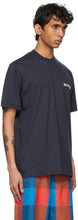 Sunnei Navy Mini Logo T-Shirt