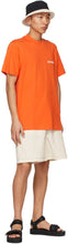 Sunnei Off-White Taffeta Elastic Shorts