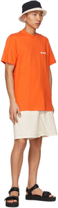 Sunnei Off-White Taffeta Elastic Shorts