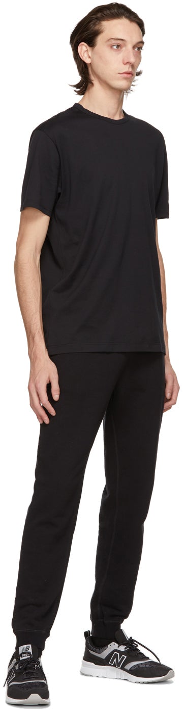 Sunspel Black Classic T-Shirt