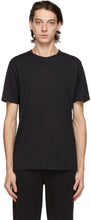 Sunspel Black Classic T-Shirt - T-shirt classique noir de soleil - Sunspel 블랙 클래식 티셔츠