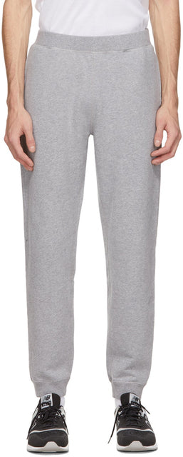 Sunspel Grey Loopback Lounge Pants - Pantalon Sunspel Grey Loopback Lounge - Sunspel 그레이 루프백 라운지 바지