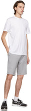 Sunspel Grey Loopback Shorts