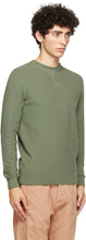 Sunspel Khaki Fine Texture Sweater