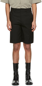 System Black Tailored Shorts - System noir sur mesure shorts - 시스템 검은 맞춤형 반바지