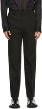 System Black Tailored Trousers - Pantalon noir sur mesure système - 시스템 검은 맞춤형 바지