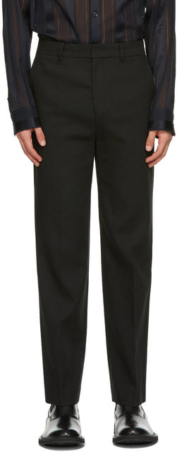 System Black Tailored Trousers - Pantalon noir sur mesure système - 시스템 검은 맞춤형 바지
