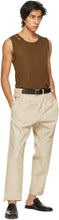System Brown Knit Tank Top
