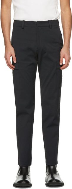 System Grey Twill Cargo Pants - Système pantalon de cargaison en sergé gris - 시스템 회색 능직화물 바지