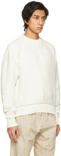 System White Cotton Knit Sweater