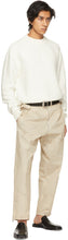 System White Cotton Knit Sweater