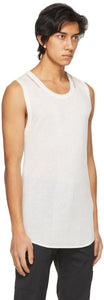 System White Knit Tank Top