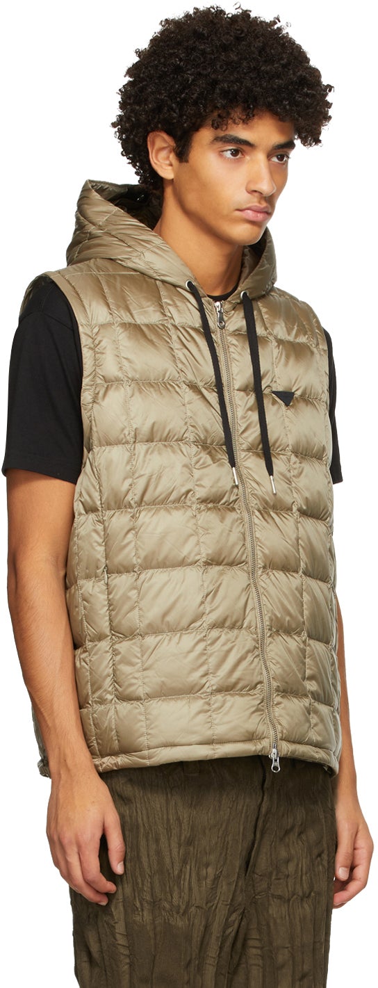 TAION Khaki Down Heated Hoodie EXTRA Jacket