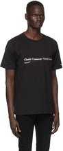 TAKAHIROMIYASHITA TheSoloist. Black 'Classic Crossover' T-Shirt