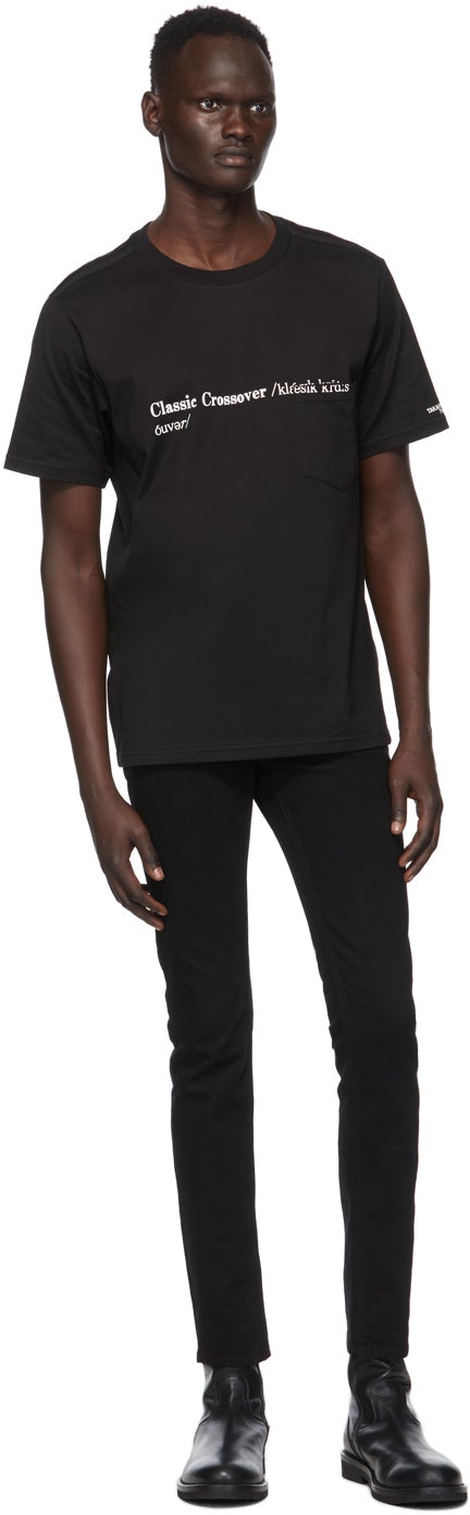 TAKAHIROMIYASHITA TheSoloist. Black 'Classic Crossover' T-Shirt