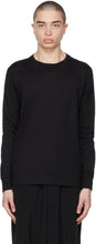 TAKAHIROMIYASHITA TheSoloist. Black Crewneck Long Sleeve T-Shirt - Takahiromiyashita thesolois. T-shirt à manches longues de Crewneck noir - Thesoloist 타카 하이로미 야시타. 검은 크루 검아 긴 소매 티셔츠