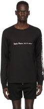 TAKAHIROMIYASHITA TheSoloist. Black 'Dark Wave' Long Sleeve T-Shirt - Takahiromiyashita thesolois. T-shirt à manches longues 'noir' noir ' - Thesoloist 타카 하이로미 야시타. 블랙 '다크 웨이브'긴 소매 티셔츠