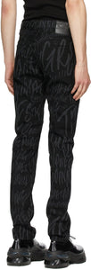 TAKAHIROMIYASHITA TheSoloist. Black Disney Edition Mickey Mouse Words Jeans