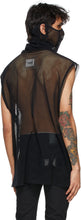 TAKAHIROMIYASHITA TheSoloist. Black Mesh Not Turtleneck Tank Top