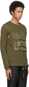 TAKAHIROMIYASHITA TheSoloist. Green Mesh Pocket Pullover