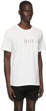 TAKAHIROMIYASHITA TheSoloist. White '11:11' T-Shirt