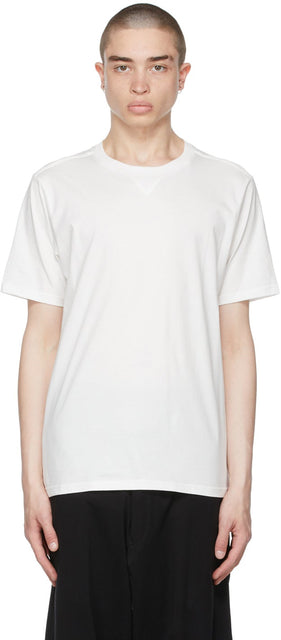 TAKAHIROMIYASHITA TheSoloist. White Crewneck T-Shirt - Takahiromiyashita thesolois. T-shirt Créwneck blanc - Thesoloist 타카 하이로미 야시타. 화이트 Crewneck 티셔츠