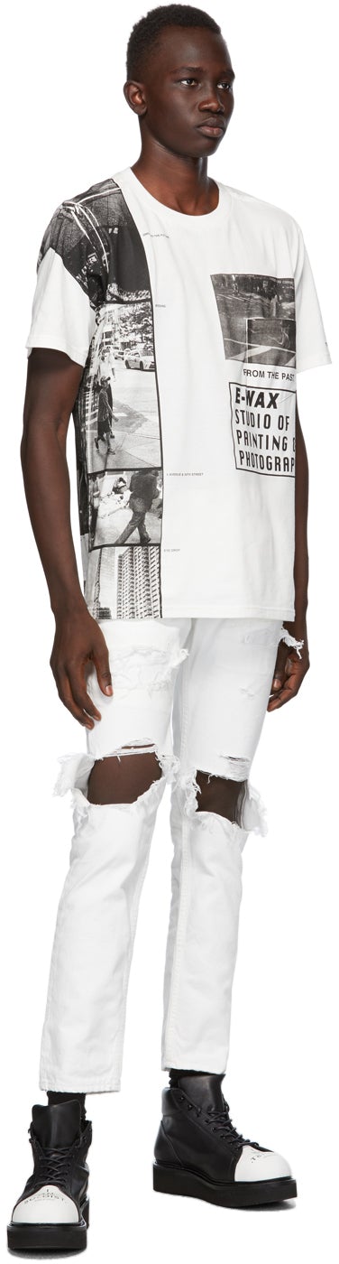 TAKAHIROMIYASHITA TheSoloist. White E-WAX Edition 'From The Past' T-Shirt