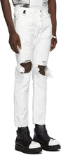 TAKAHIROMIYASHITA TheSoloist. White Grunge Jeans