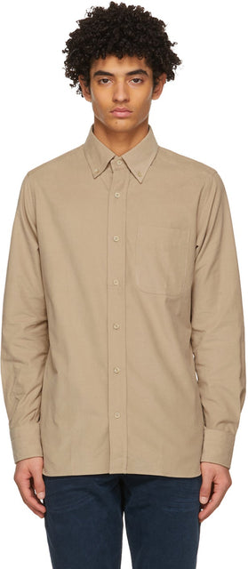 TOM FORD Beige Corduroy Shirt - Tom Ford Beige Chemise velours côtelé - 톰 포드 베이지 코듀로이 셔츠