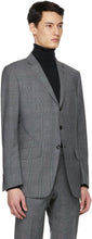 TOM FORD Beige Wool Houndstooth O'Connor Blazer