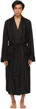 TOM FORD Black Cashmere Twill Robe - Robe de sergé Tom Ford Ford Black Cashmere - 톰 포드 블랙 캐시미어 능직 능직 로브
