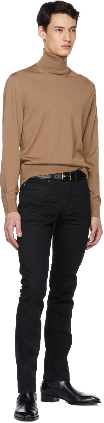 TOM FORD Black Classic Belt