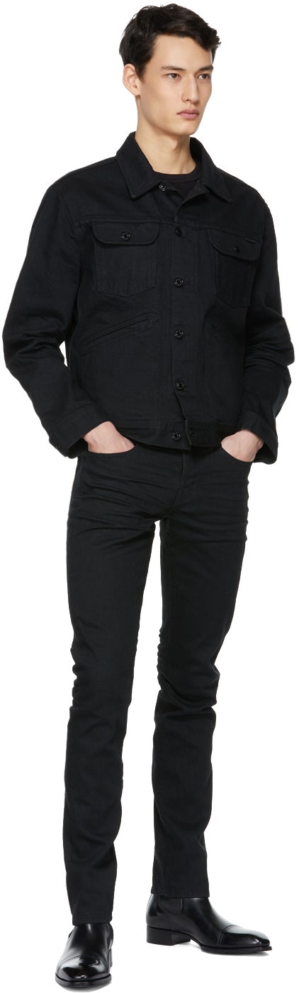 TOM FORD Black Denim Selvedge Jacket