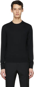 TOM FORD Black Fine Merino Sweater - Tom Ford Fine Fine Pull Merino - Tom Ford Black Fine Merino 스웨터