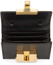 TOM FORD Black Logo-Engraved Card Holder Bag